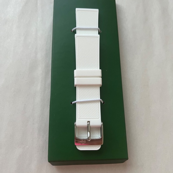 Lacoste Casual White Silicone Strap For Apple Watch® Unisex Logo 38mm/40mm main image 5